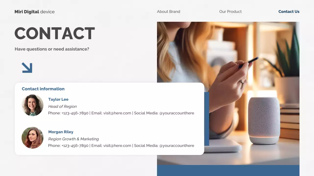 White Modern Product Catalog Guide Presentation