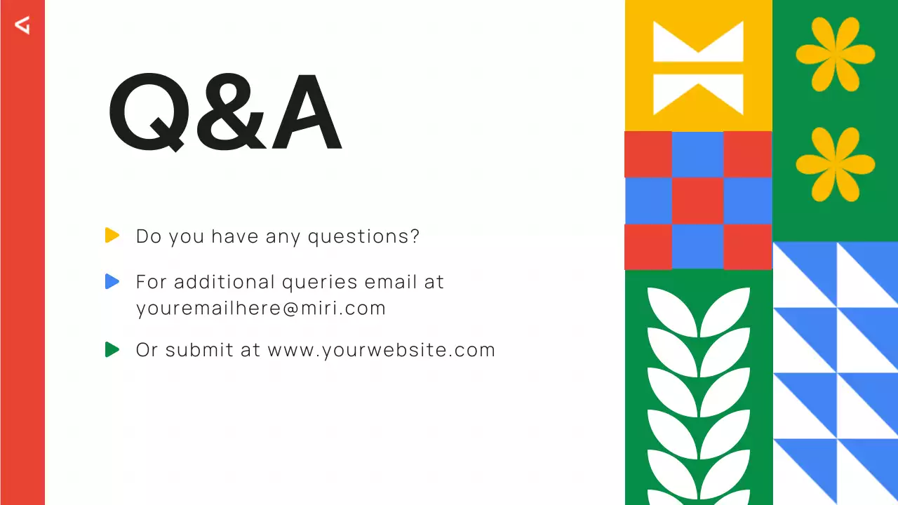 Colorful Geometric Education Presentation