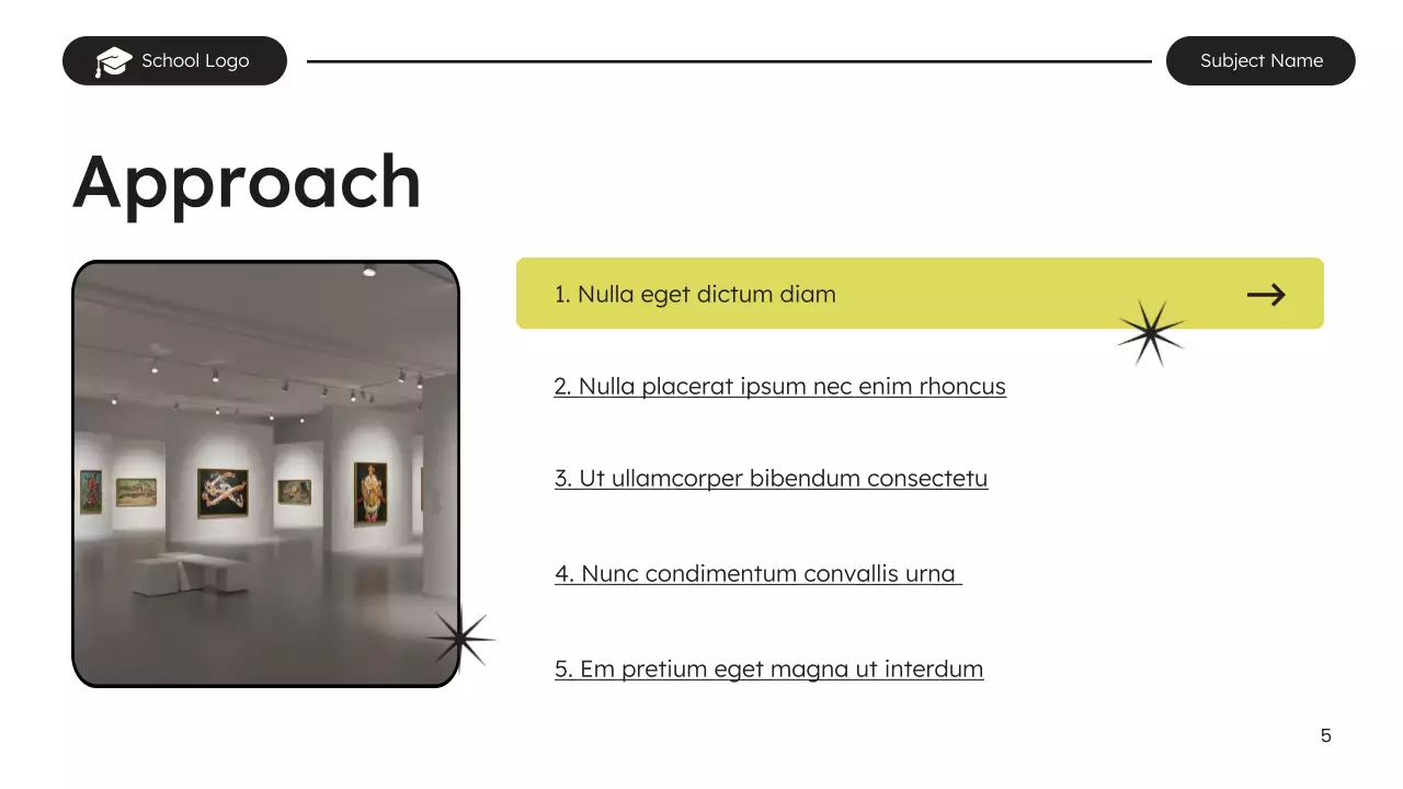 Yellow Clean Academic Presentation