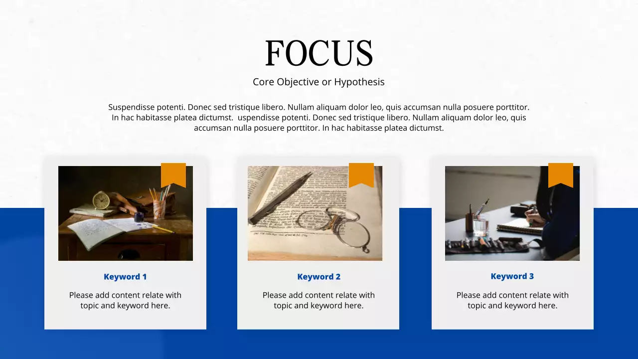 Blue Professional Academic Presentation