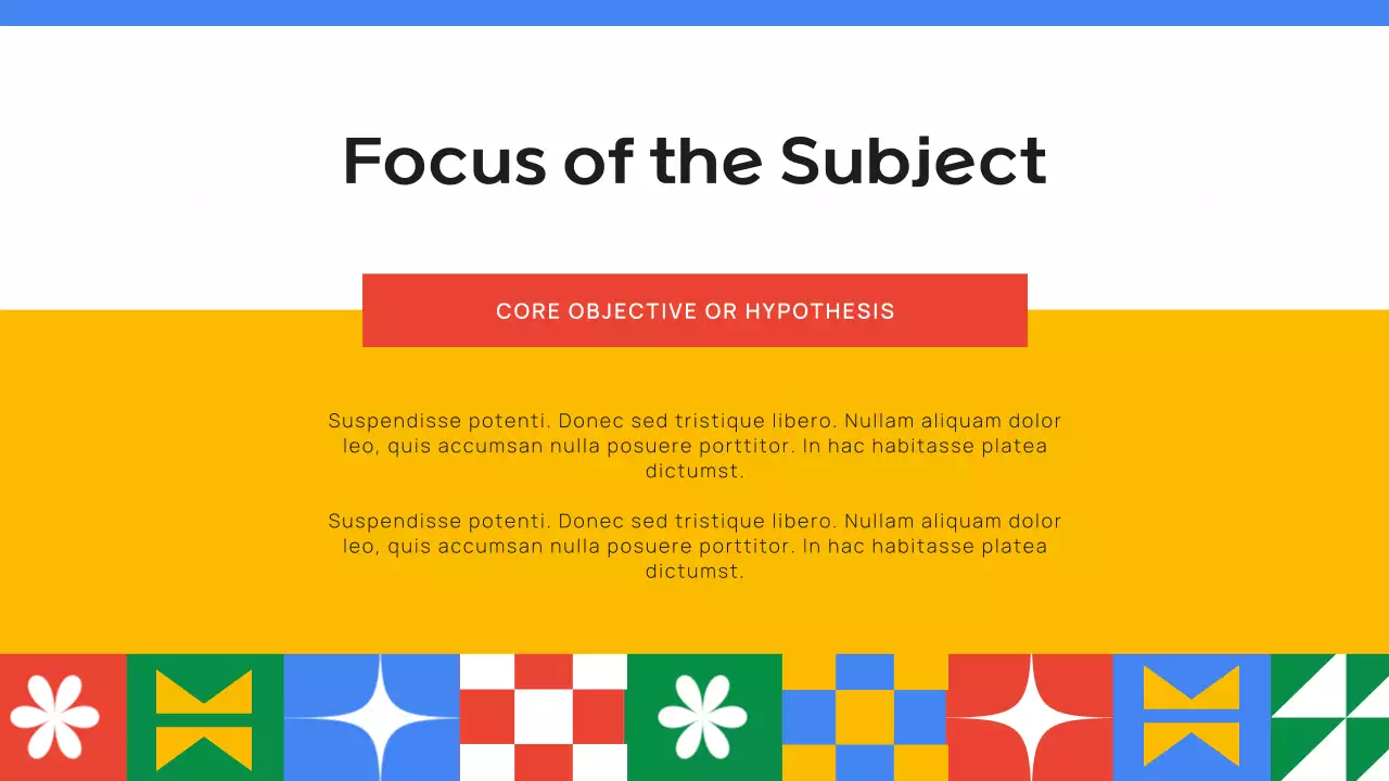 Colorful Geometric Education Presentation