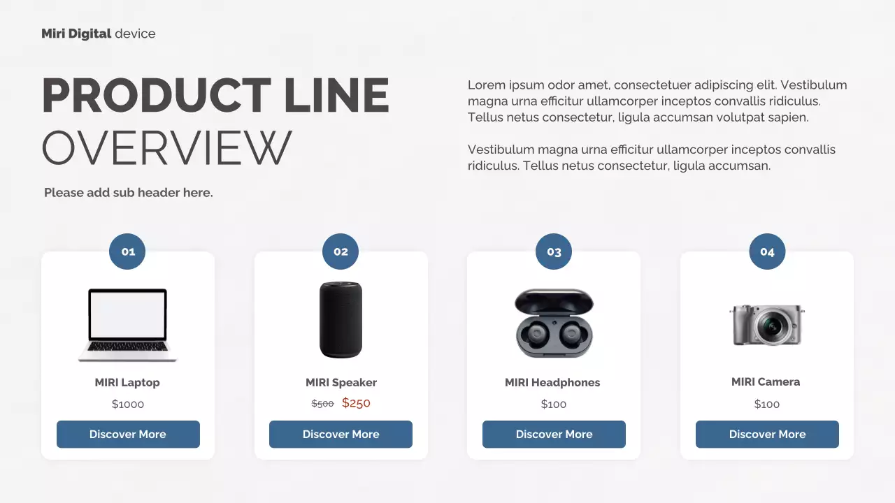 White Modern Product Catalog Guide Presentation