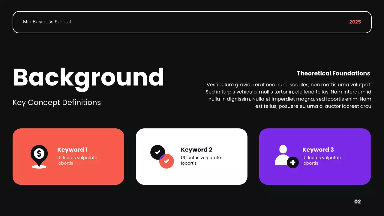 Black Modern Academic Course Presentation