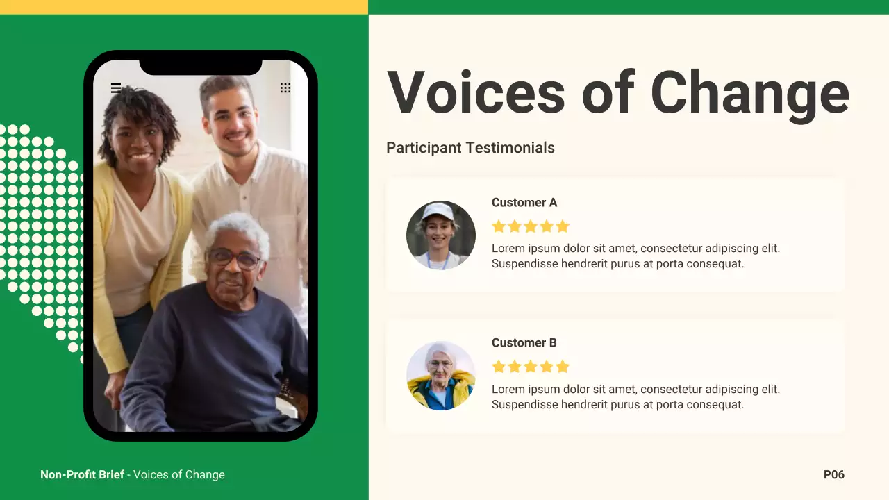 Beige Modern Non-Profit Proposal Presentation