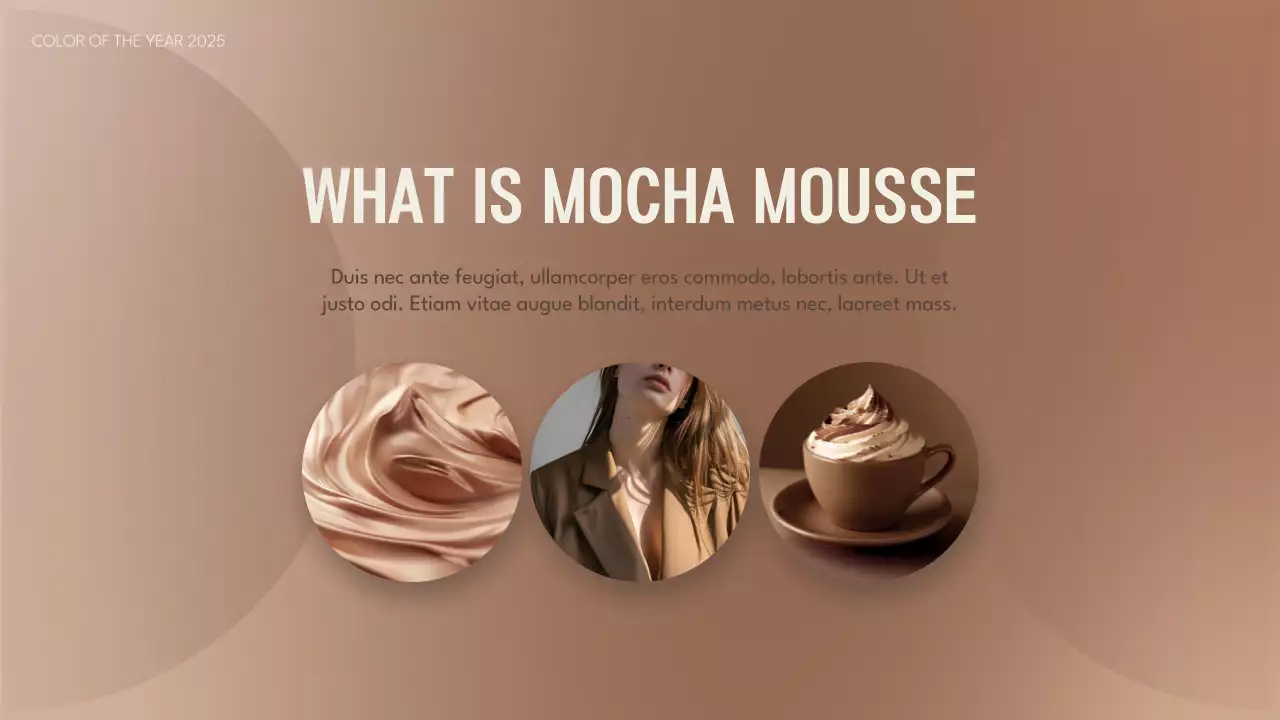 Brown Minimal Color Trend Report Presentation