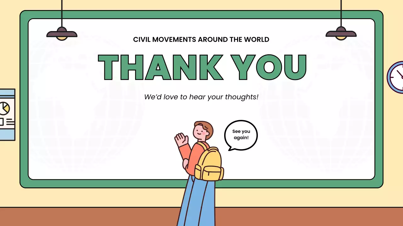 Beige Minimal Civil Movements History Presentation