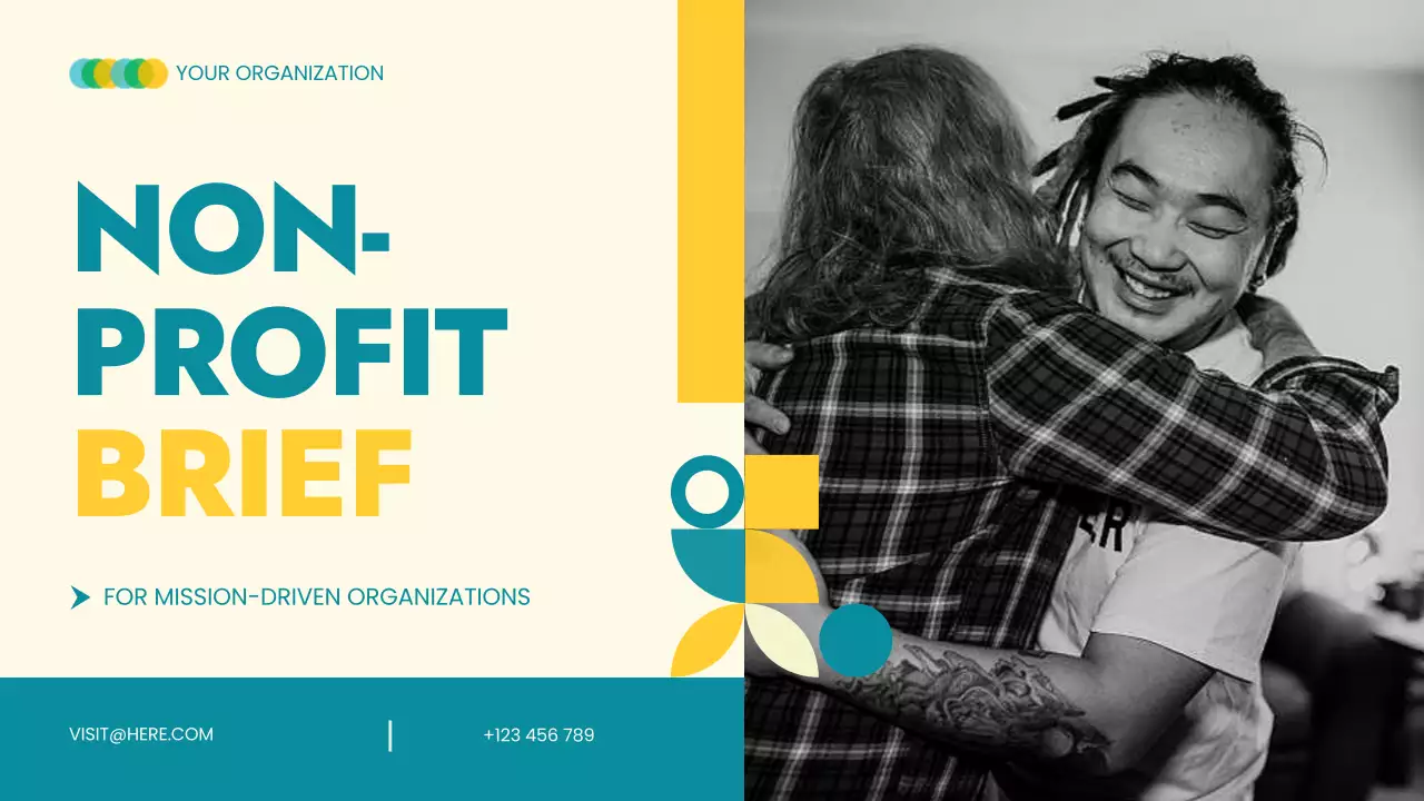 Yellow Modern Non-Profit Proposal Presentation