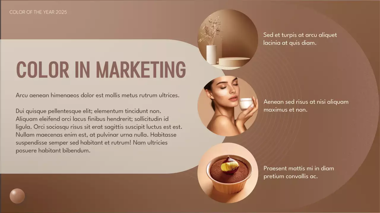 Brown Minimal Color Trend Report Presentation