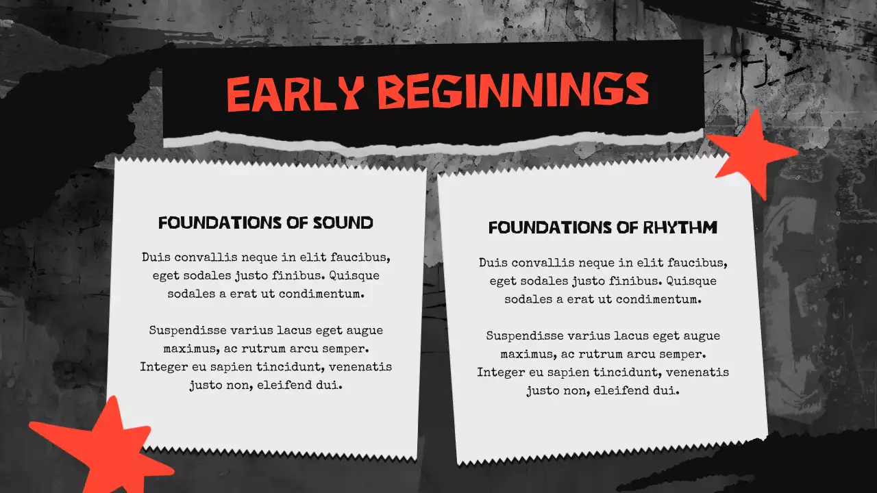 Black Retro Hiphop Presentation