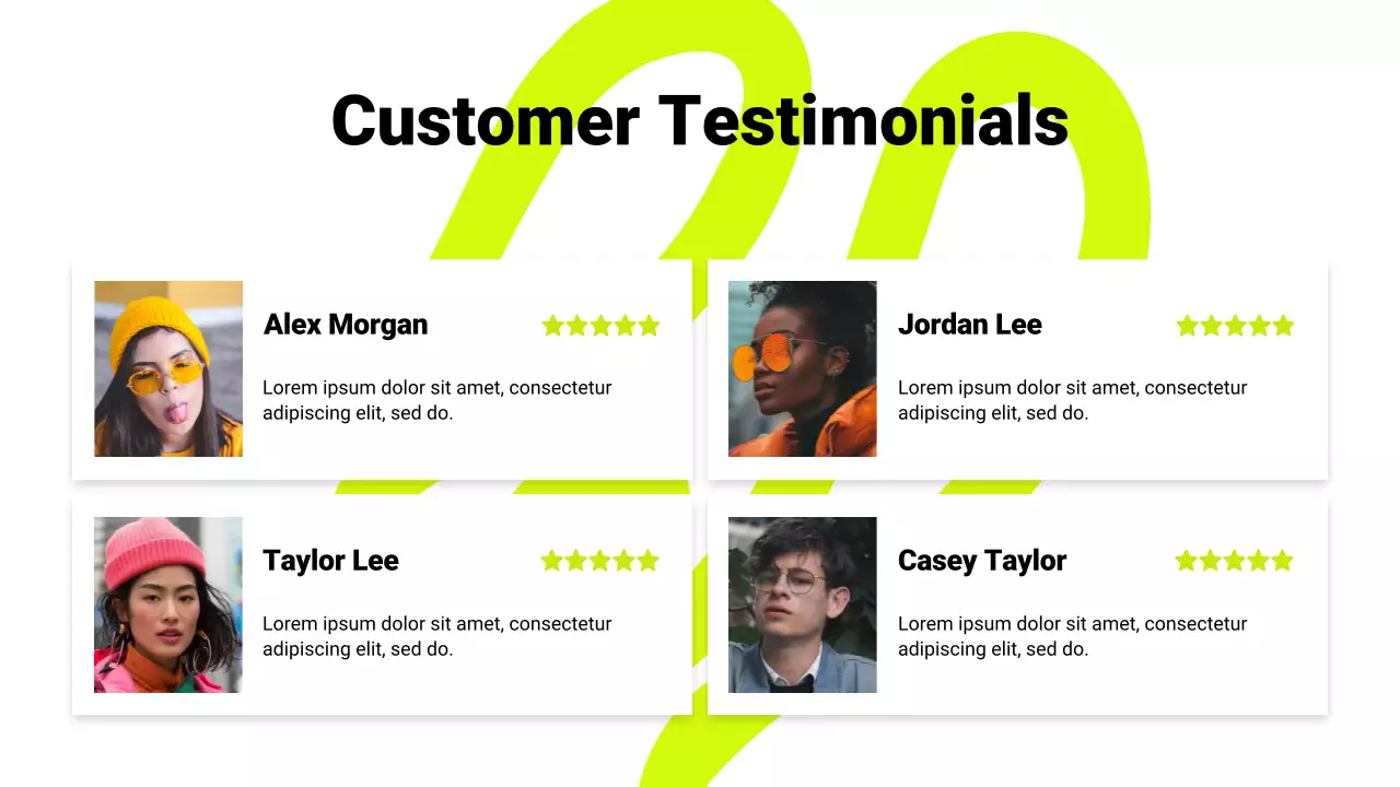 Neon Trendy Fashion Product Catalog Presentation