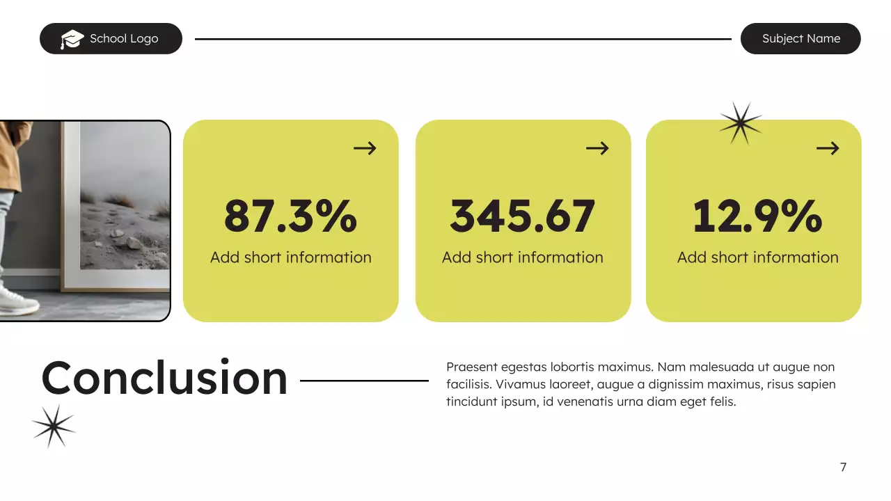 Yellow Clean Academic Presentation