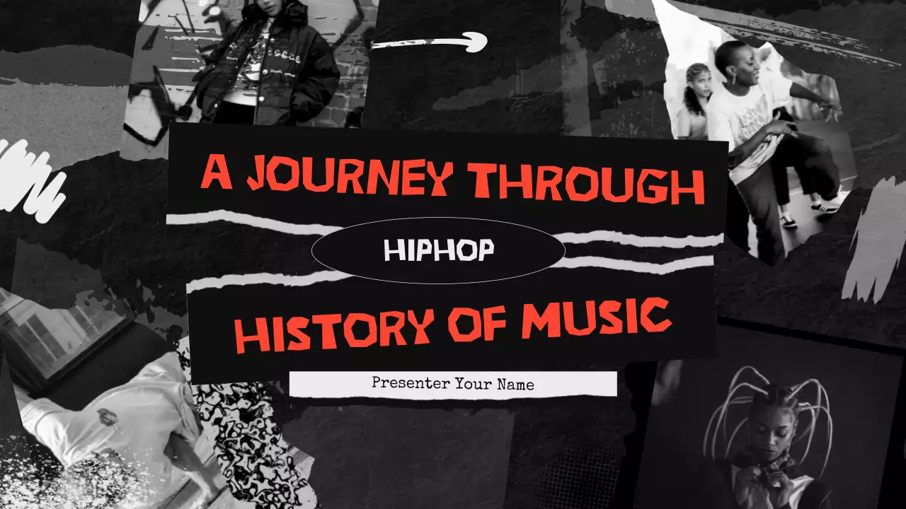 Black Retro Hiphop Presentation