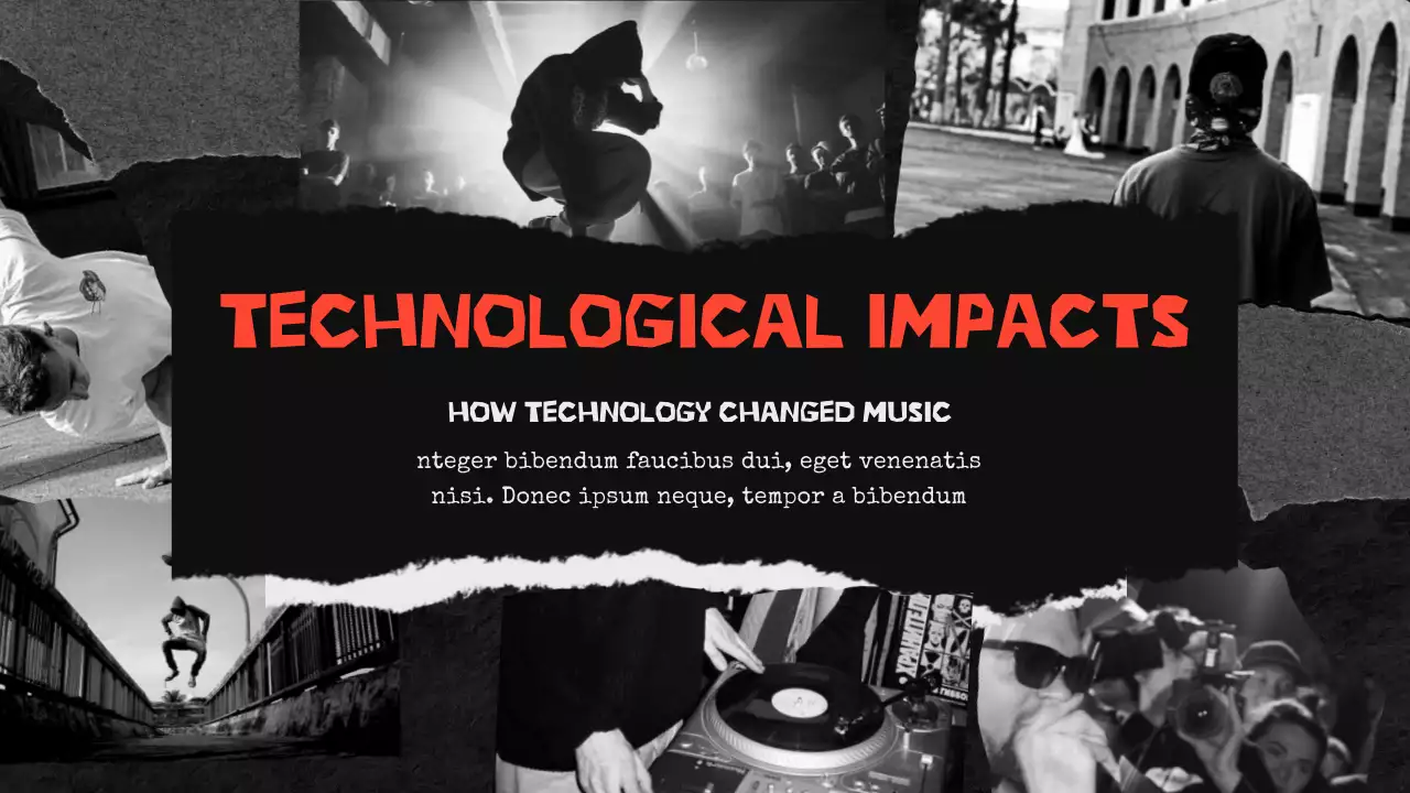 Black Retro Hiphop Presentation