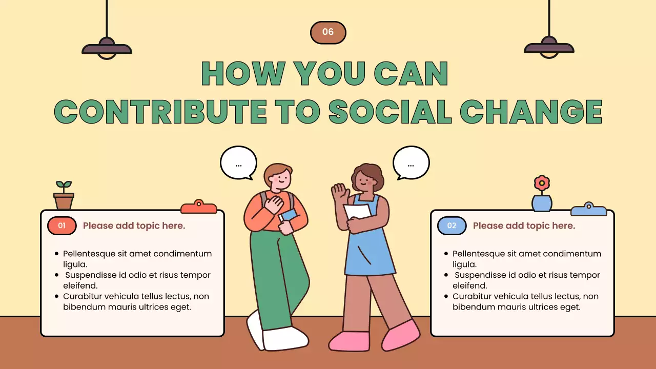 Beige Minimal Civil Movements History Presentation