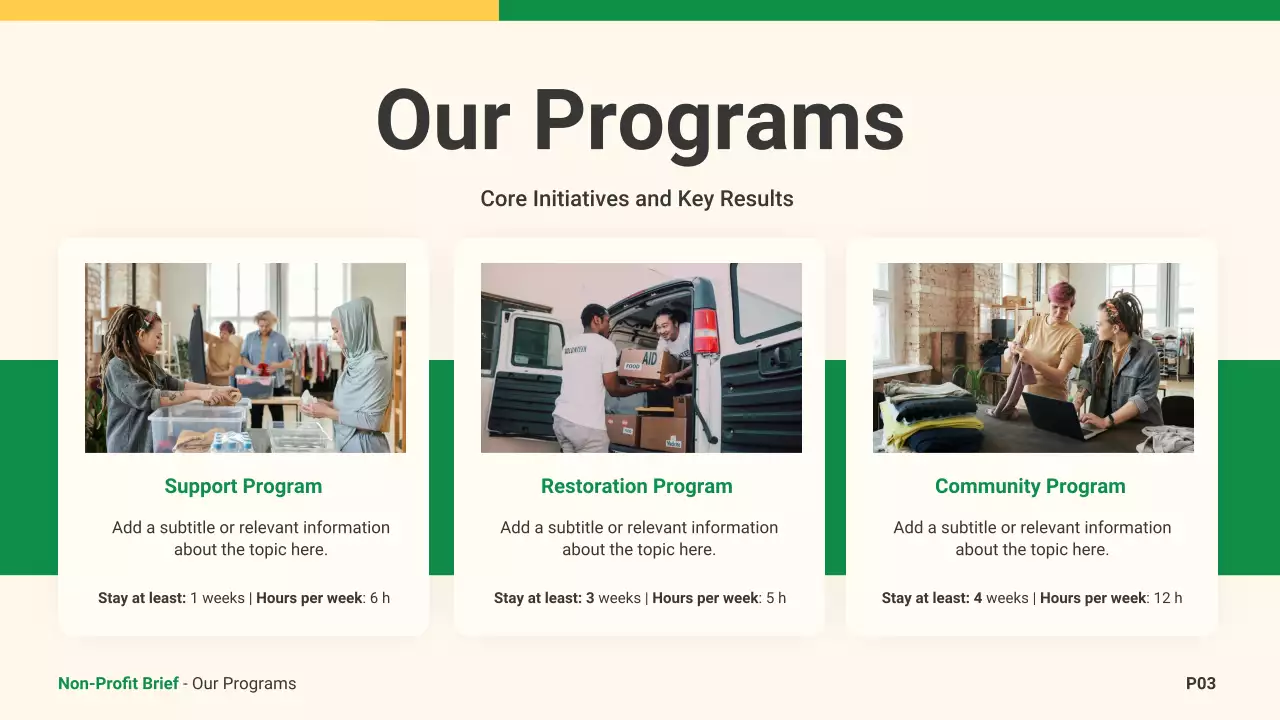 Beige Modern Non-Profit Proposal Presentation