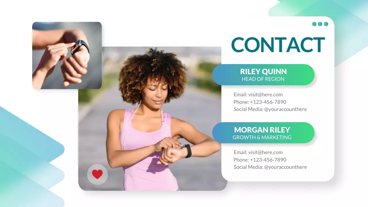 Green Modern Smartwatch Product Catalogue Presentation