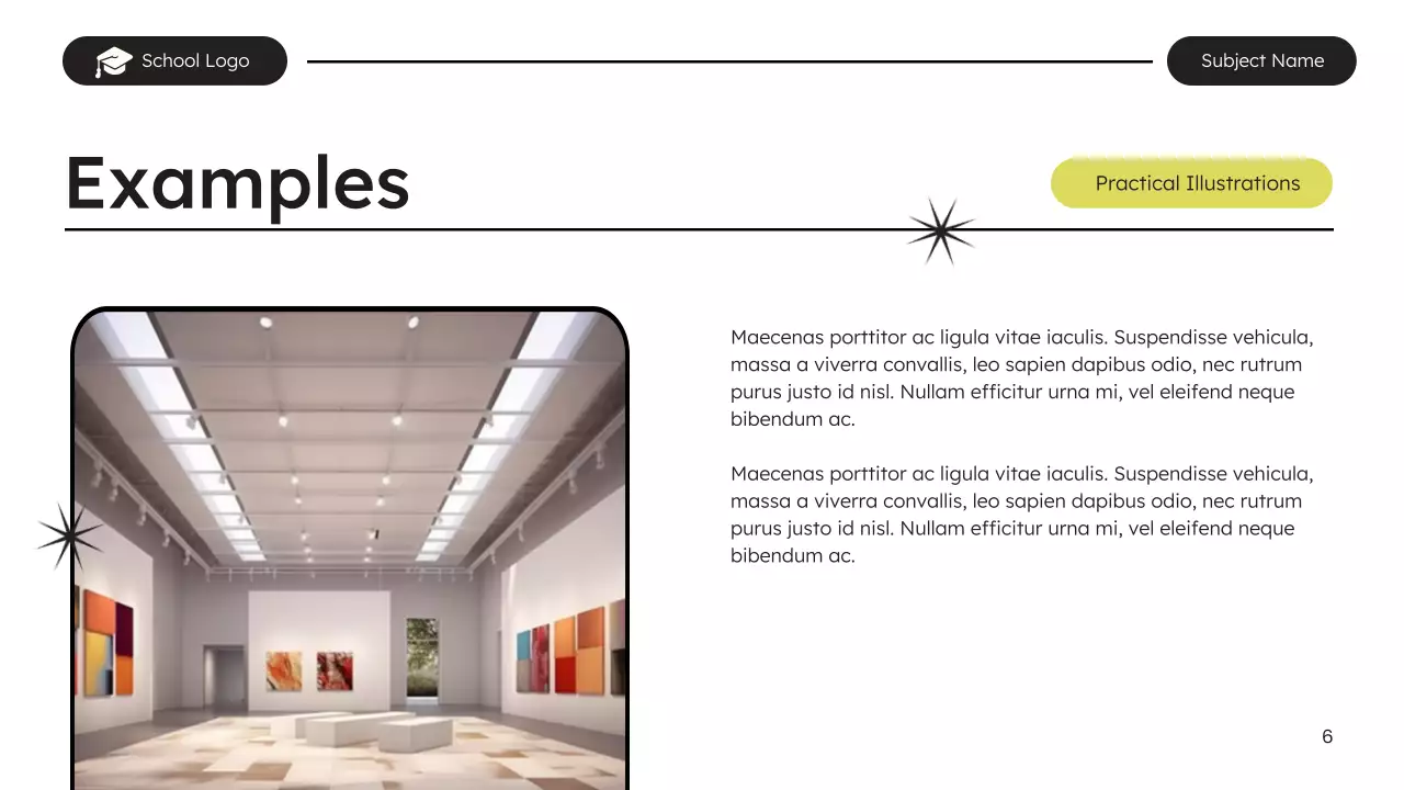 Yellow Clean Academic Presentation