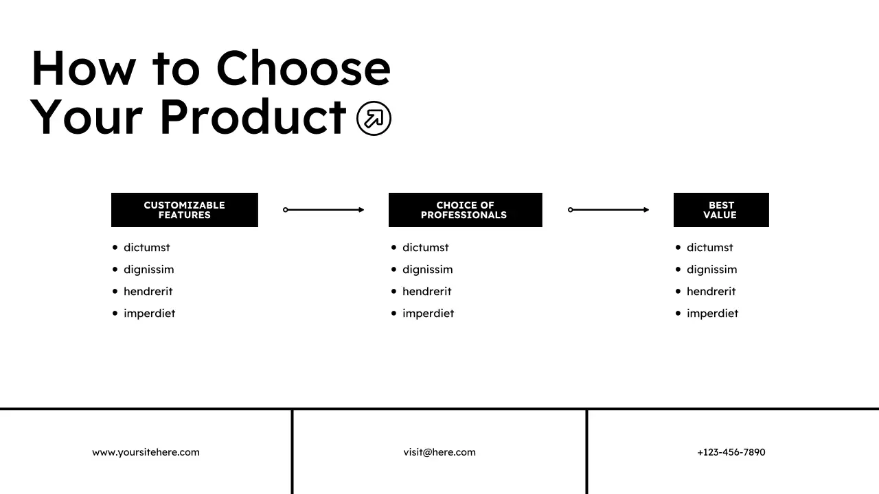 White Modern Furniture Product Catalogue Presentation