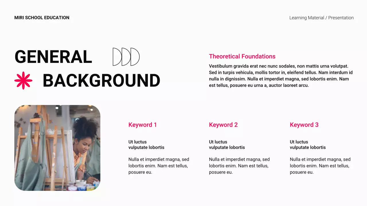 Black Modern Academic Presentation