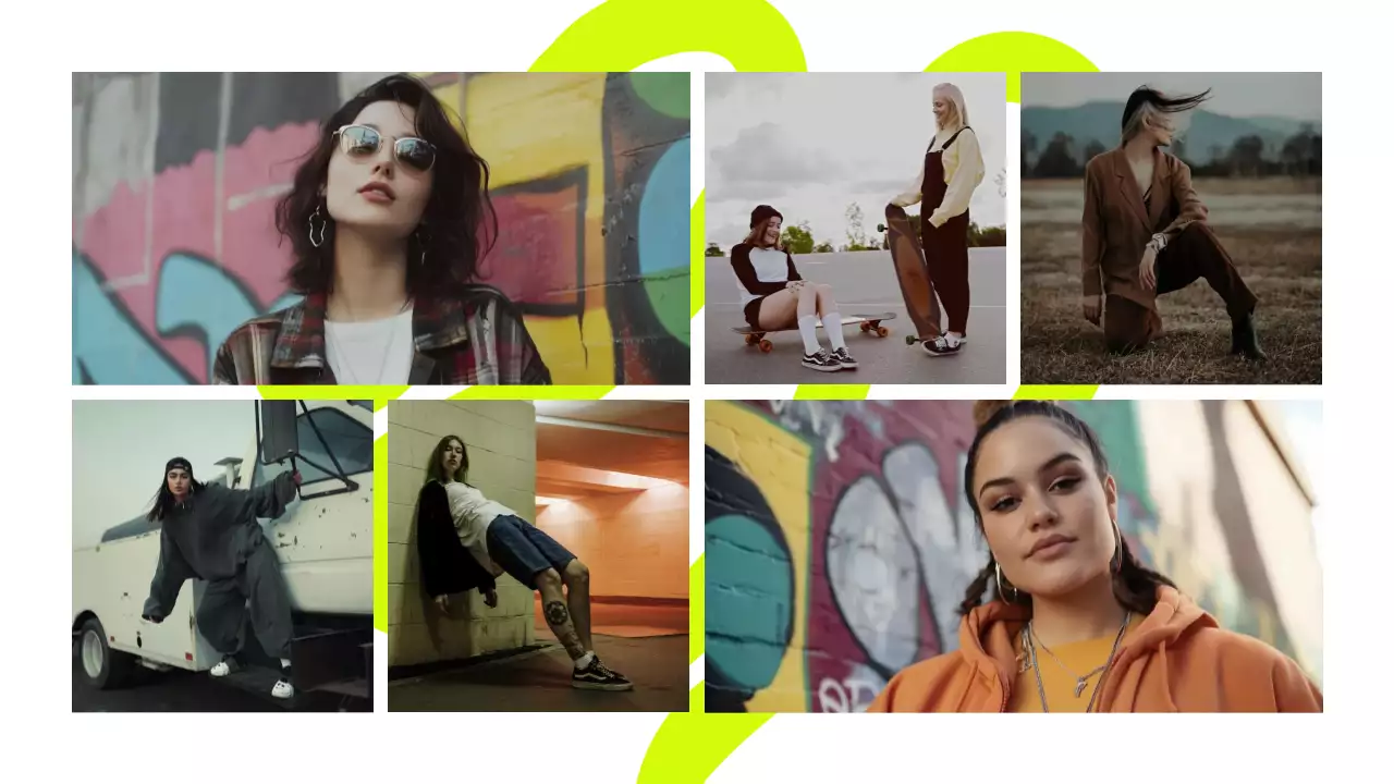 Neon Trendy Fashion Product Catalog Presentation