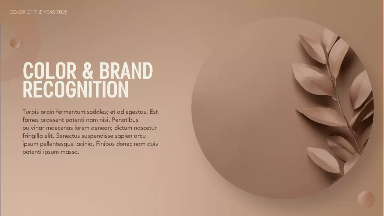 Brown Minimal Color Trend Report Presentation