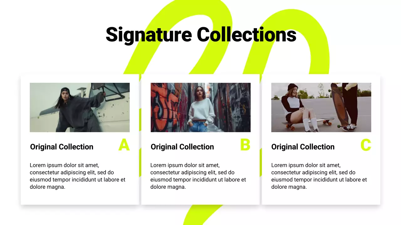 Neon Trendy Fashion Product Catalog Presentation