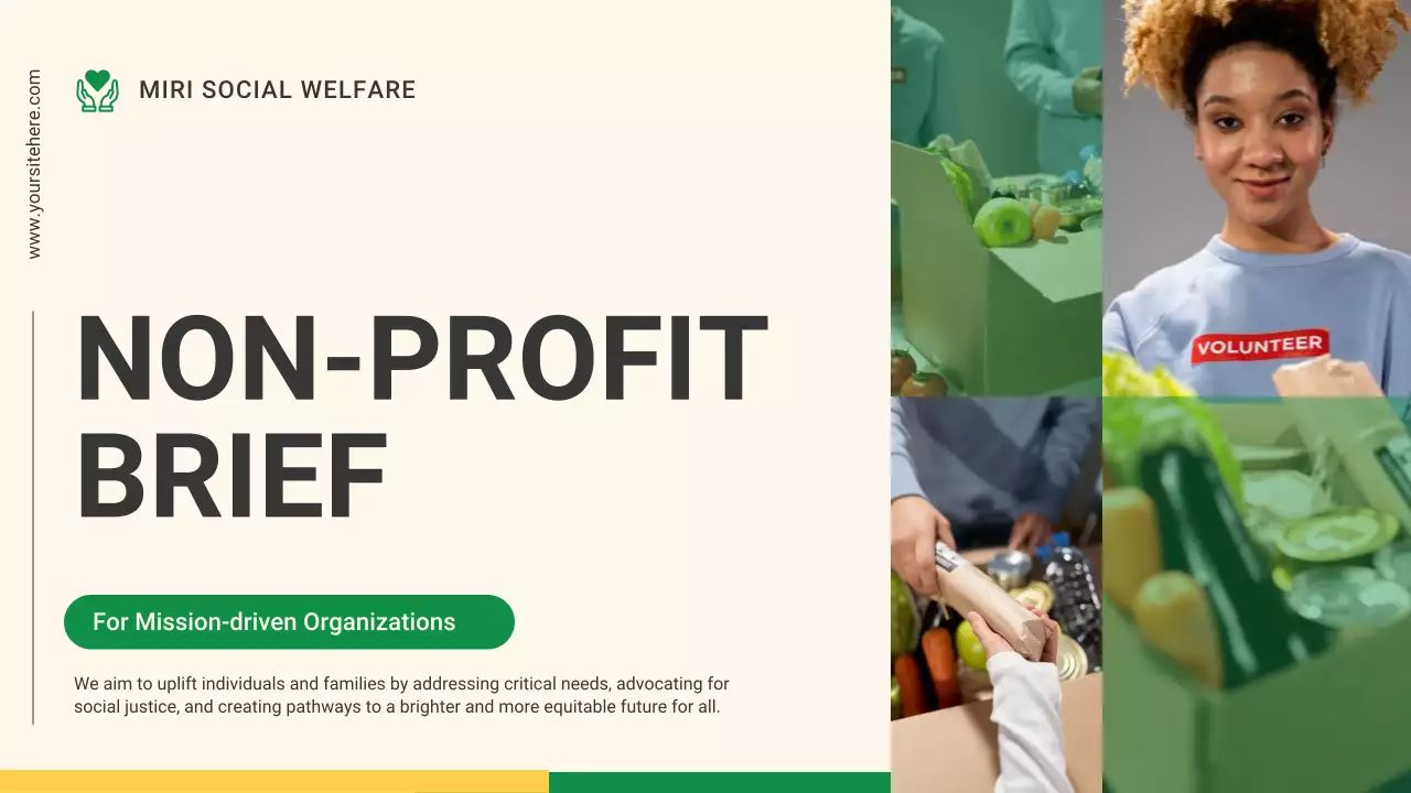 Beige Modern Non-Profit Proposal Presentation