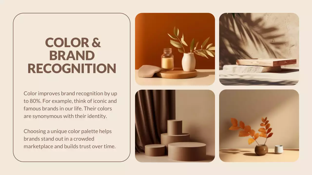 Brown Modern Color Trend Report Presentation
