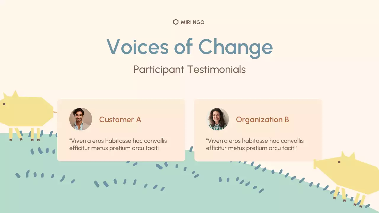 Beige Simple Non-Profit Brief Presentation