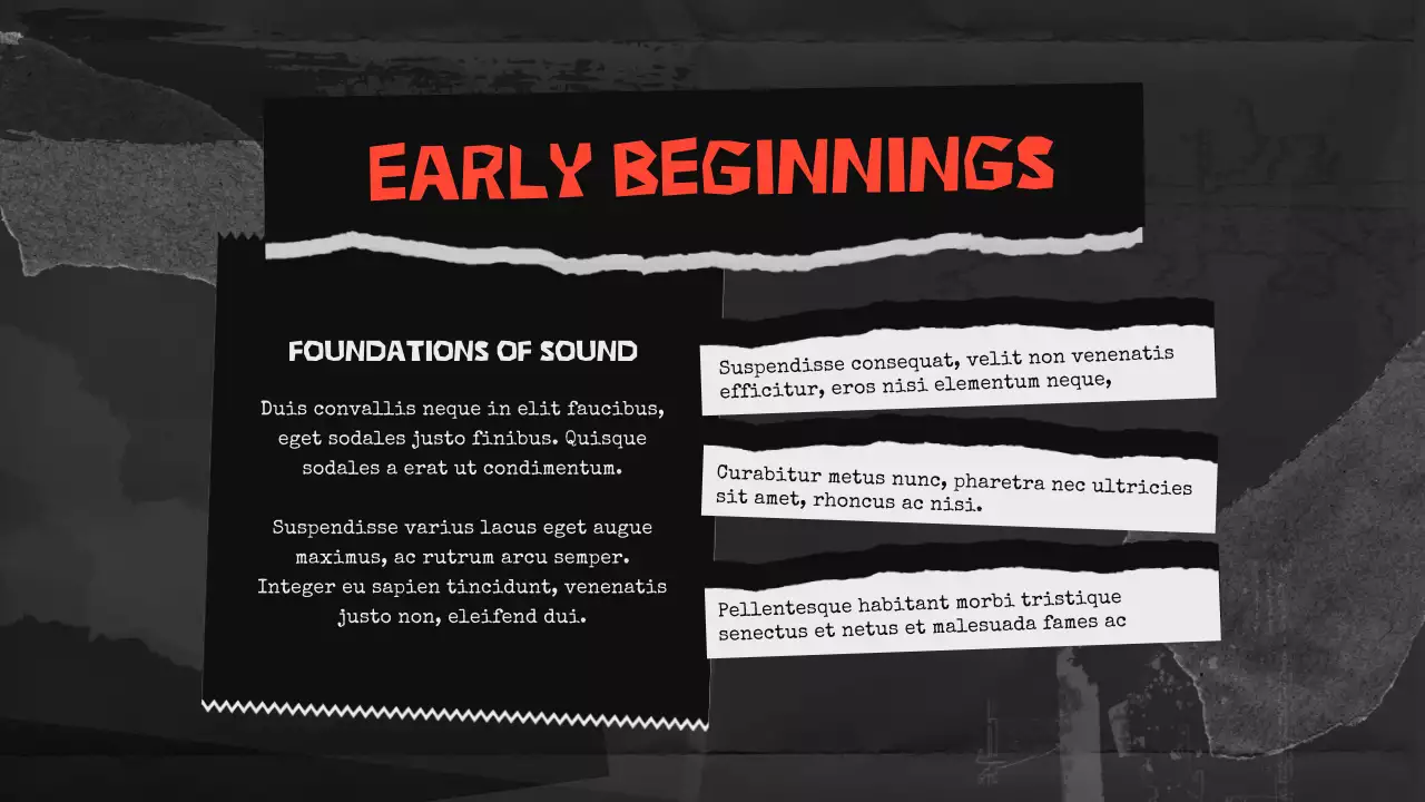 Black Retro Hiphop Presentation