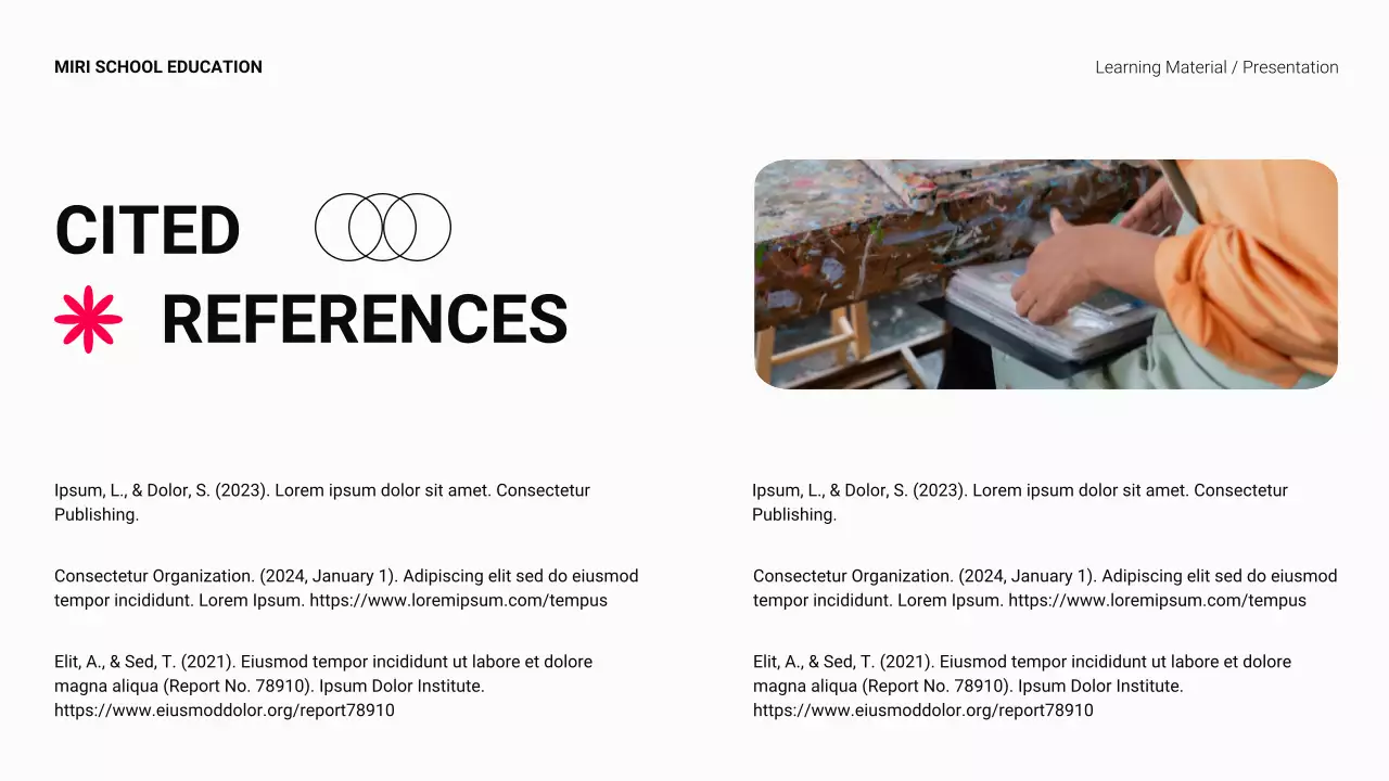 Black Modern Academic Presentation