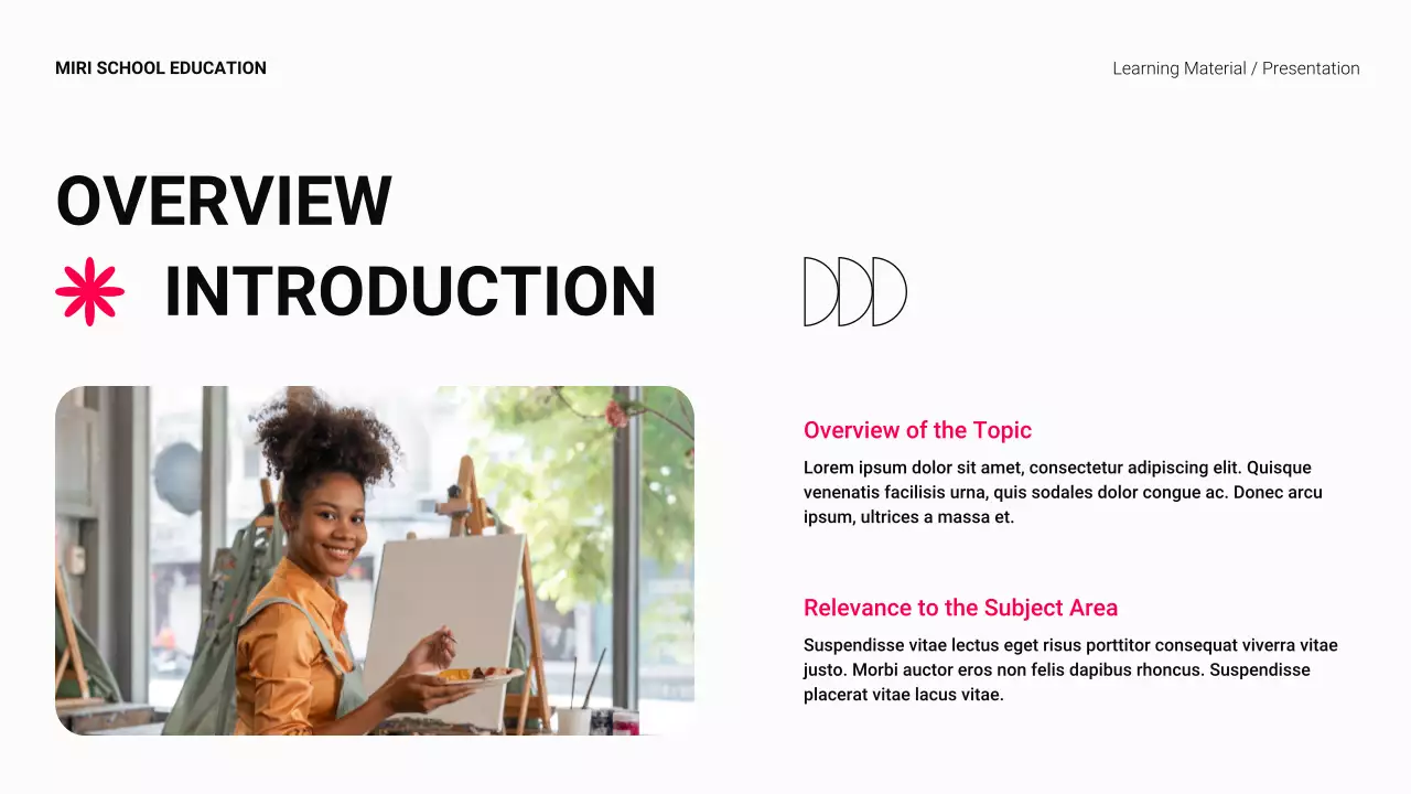 Black Modern Academic Presentation