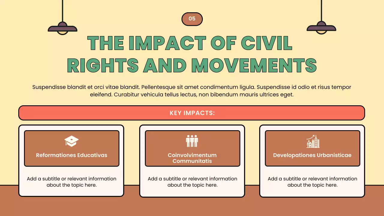 Beige Minimal Civil Movements History Presentation