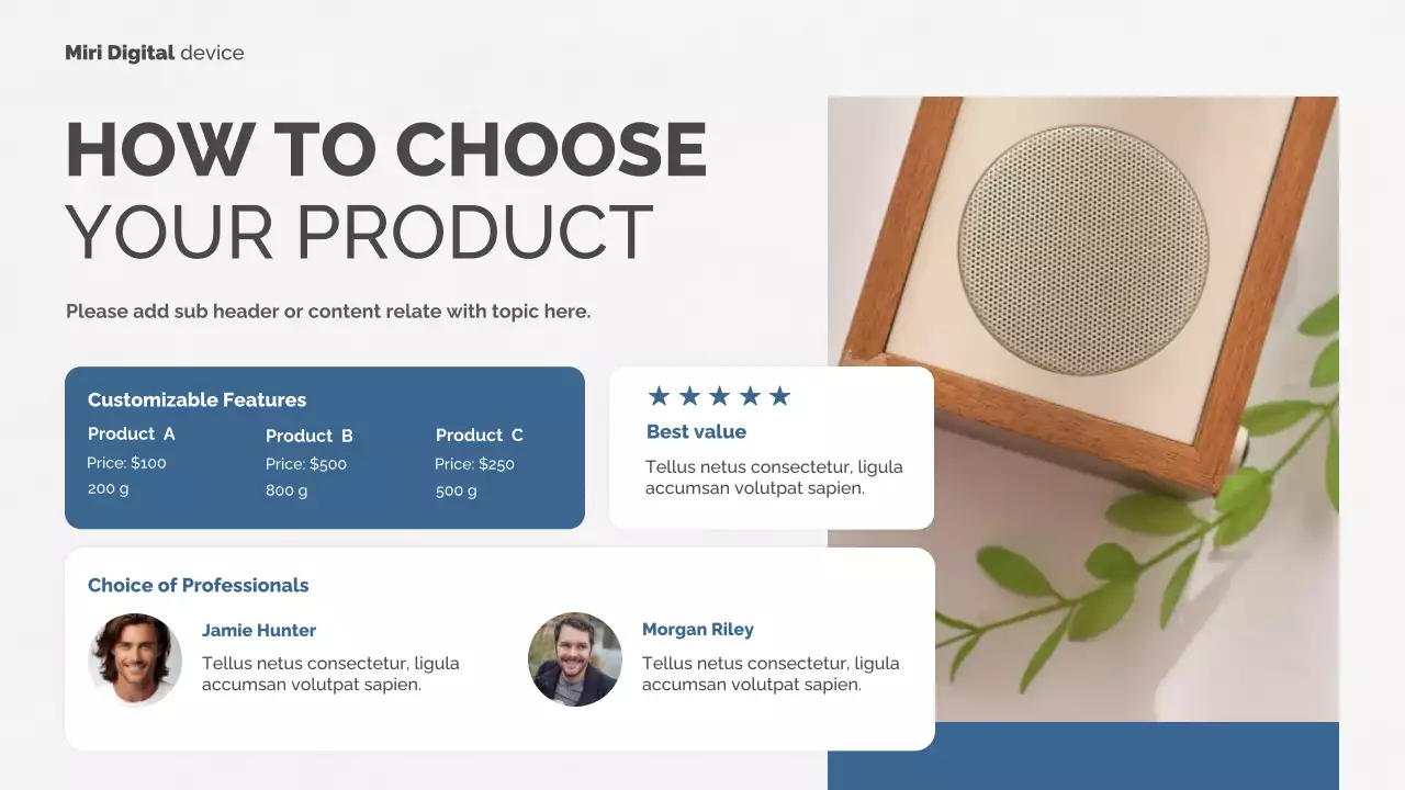 White Modern Product Catalog Guide Presentation