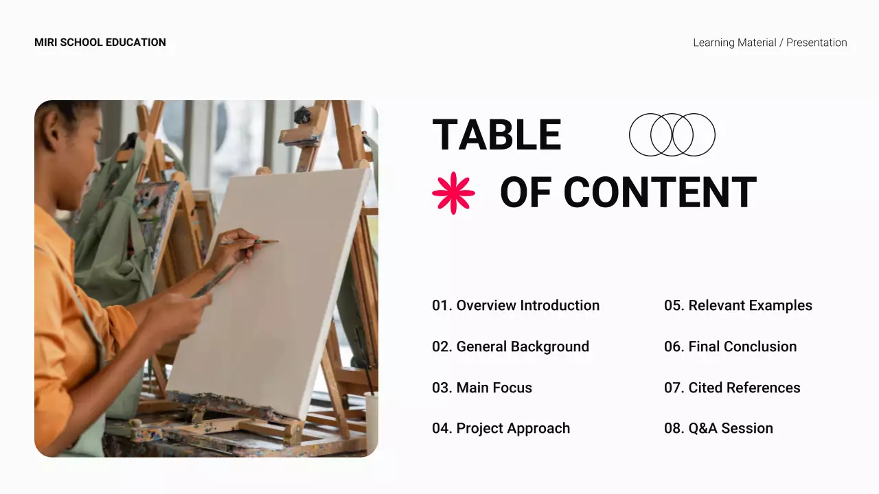 Black Modern Academic Presentation