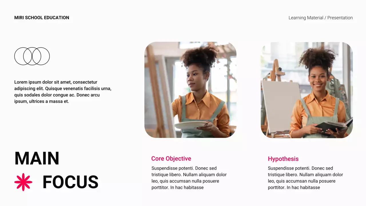 Black Modern Academic Presentation