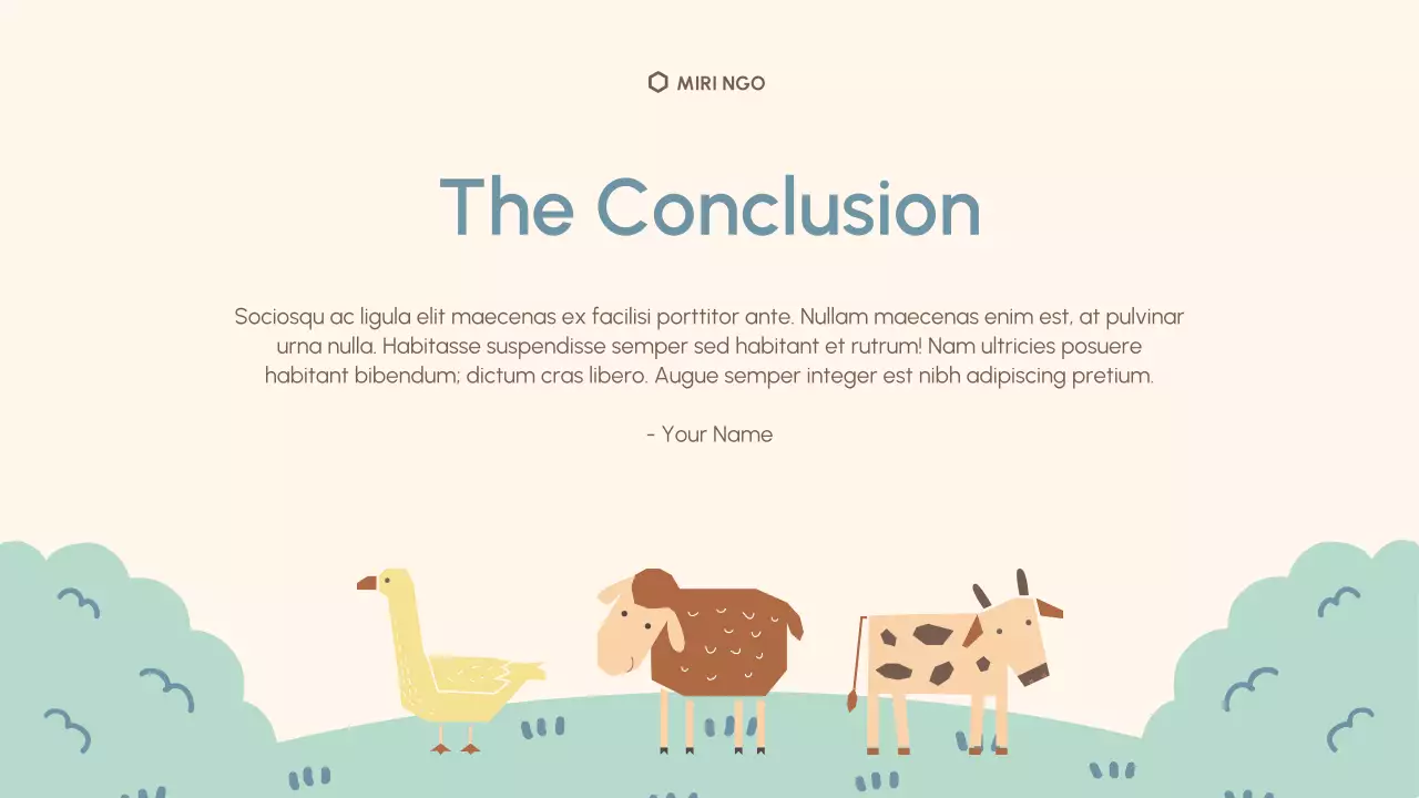 Beige Simple Non-Profit Brief Presentation