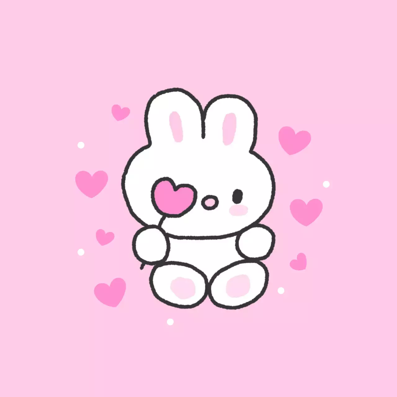 보라 아기자기한 캐릭터