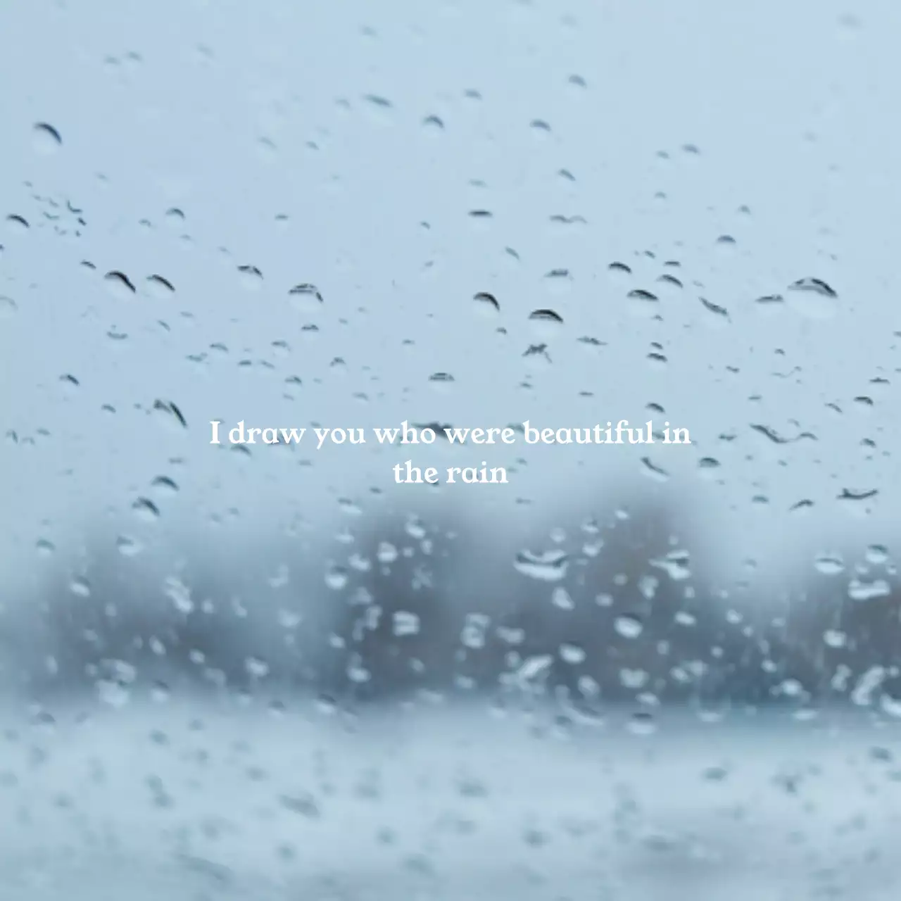 하늘색 미니멀 감성 문구