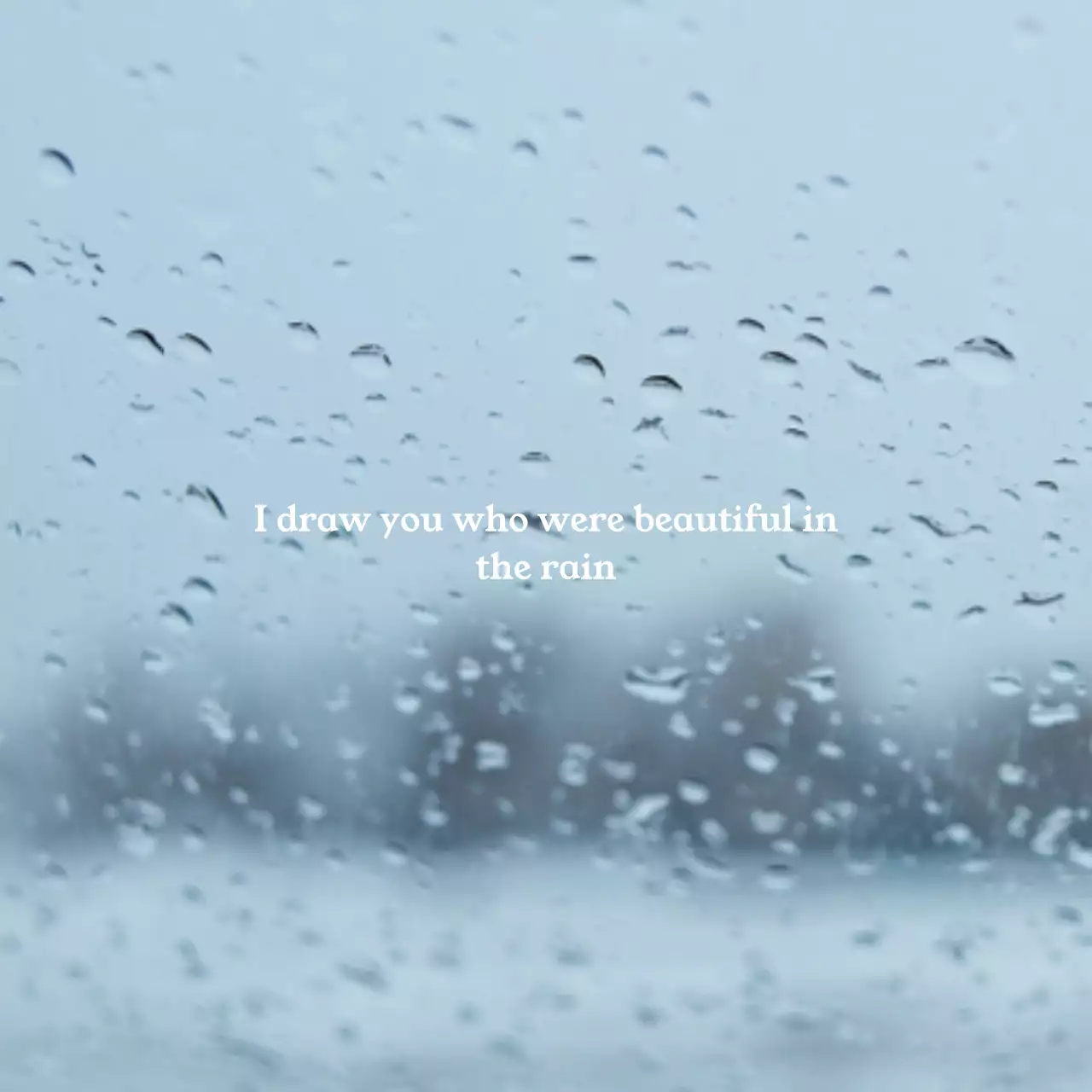 하늘색 미니멀 감성 문구