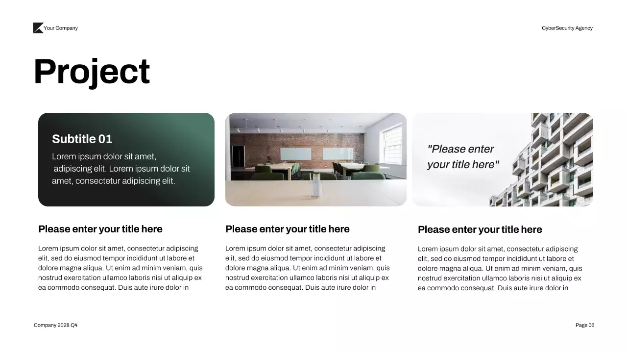 Green Modern Cybersecurity Pitch Presentation