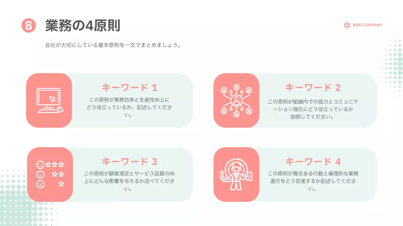 白 シンプル 研修 プレゼンテーション