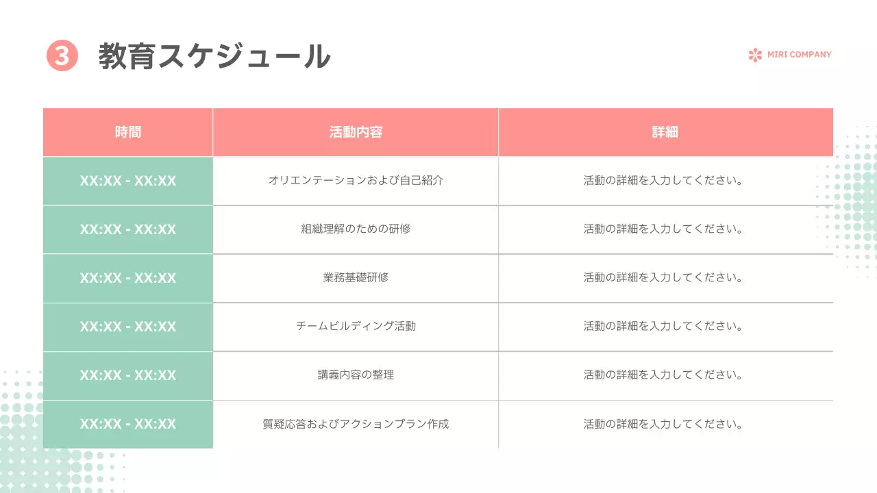 白 シンプル 研修 プレゼンテーション