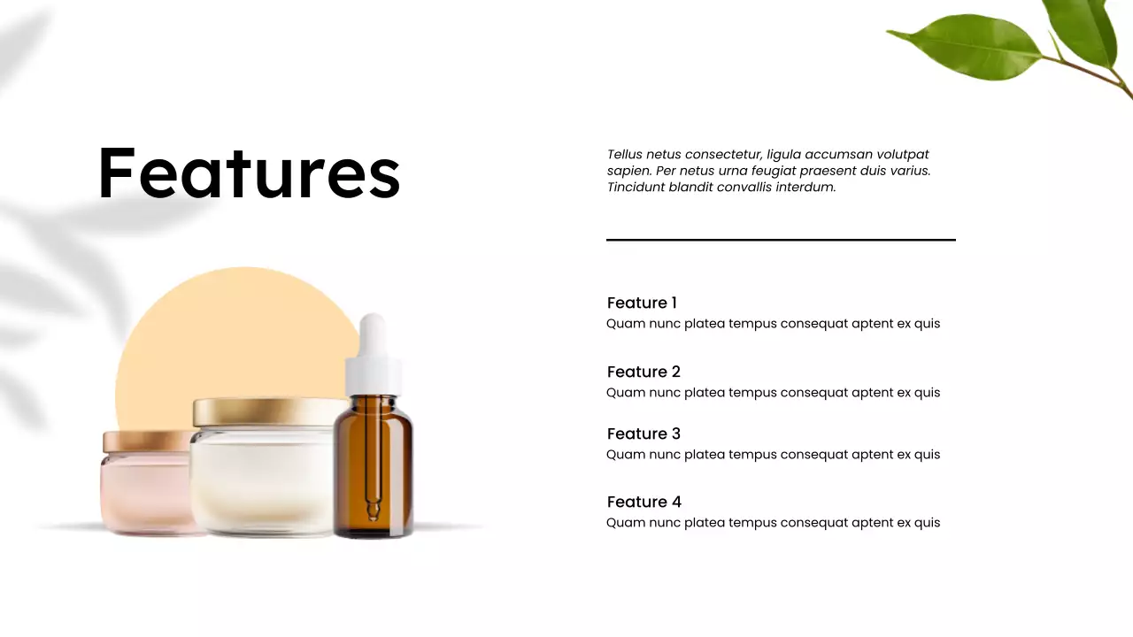 Beige Minimal Skincare Product Catalog Presentation