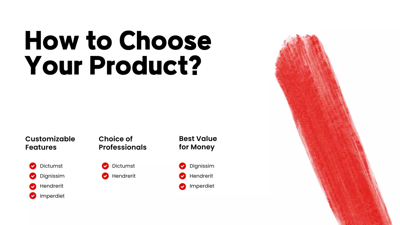 Red Modern Beauty Product Catalog Presentation