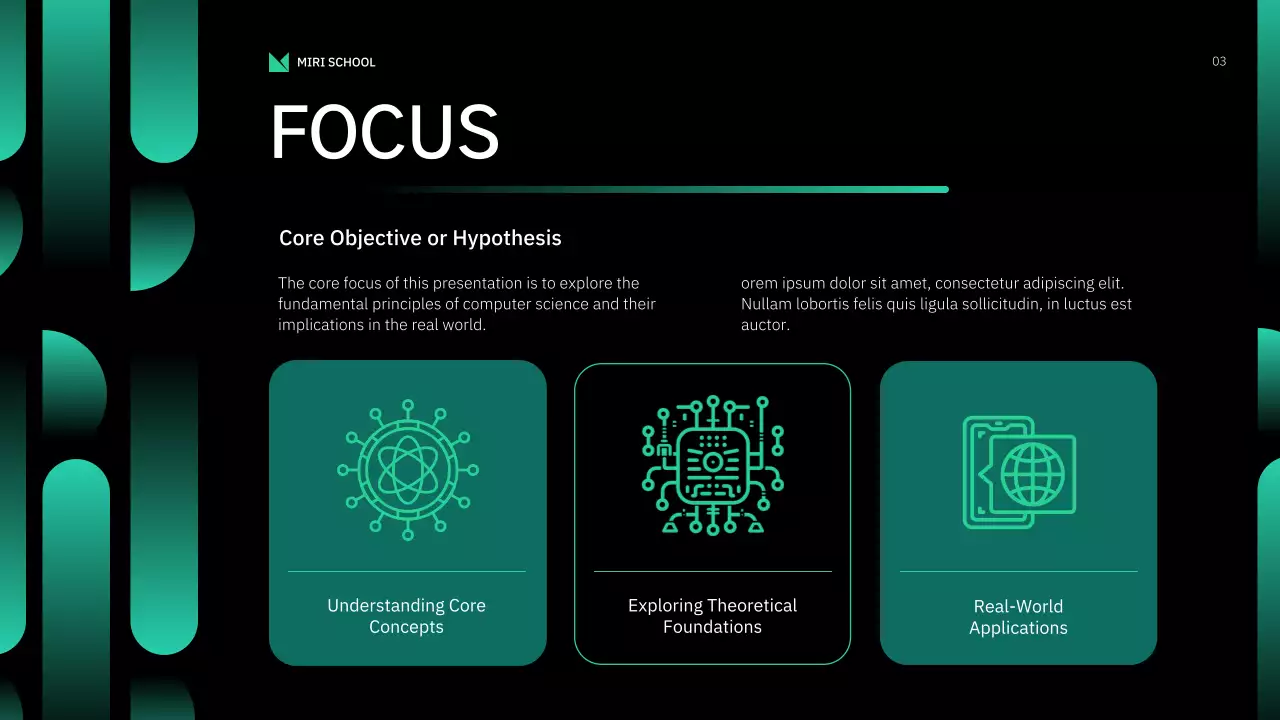 Black Modern Computer Science Lecture Presentation
