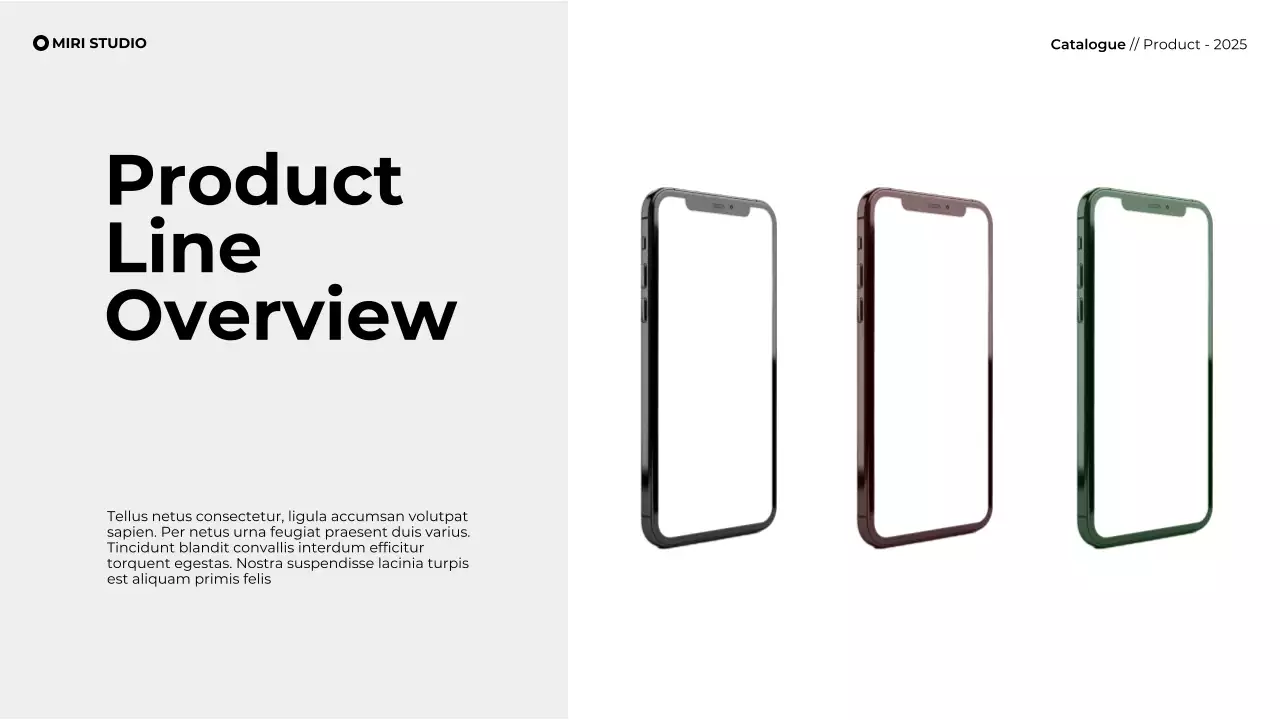 White Minimal Product Catalogue Presentation