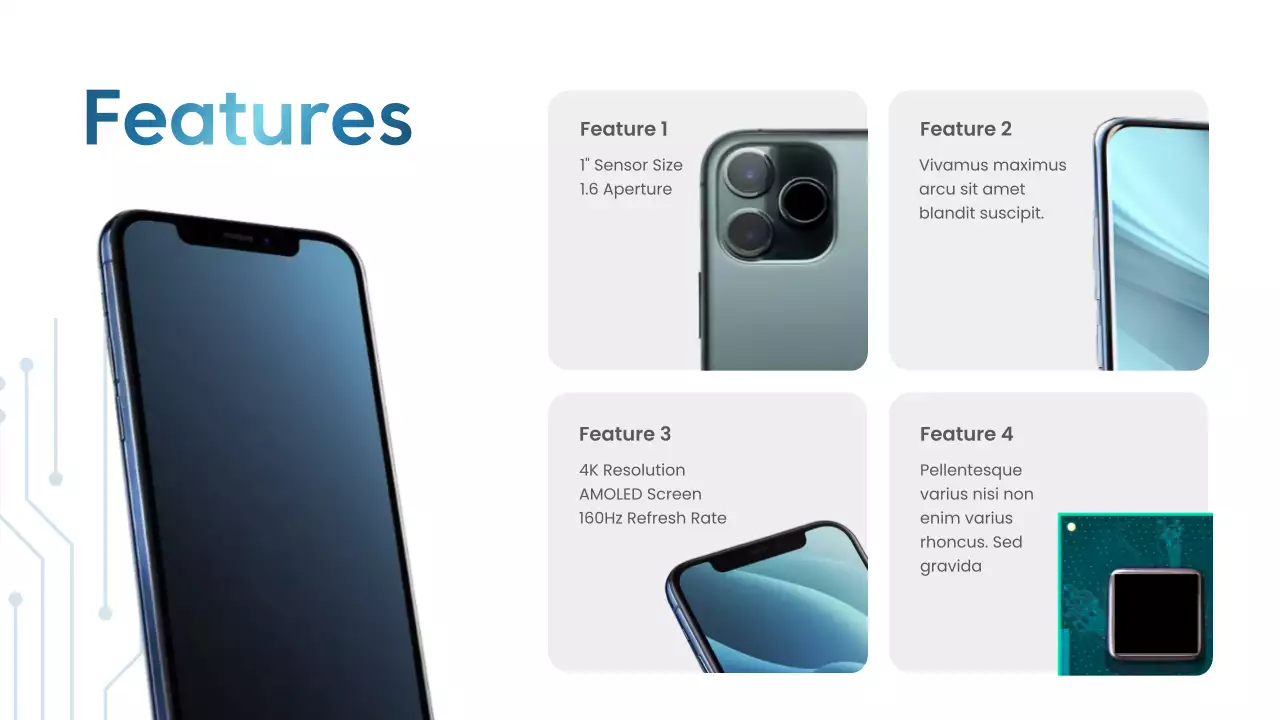 Blue Modern Smartphone Catalog Presentation