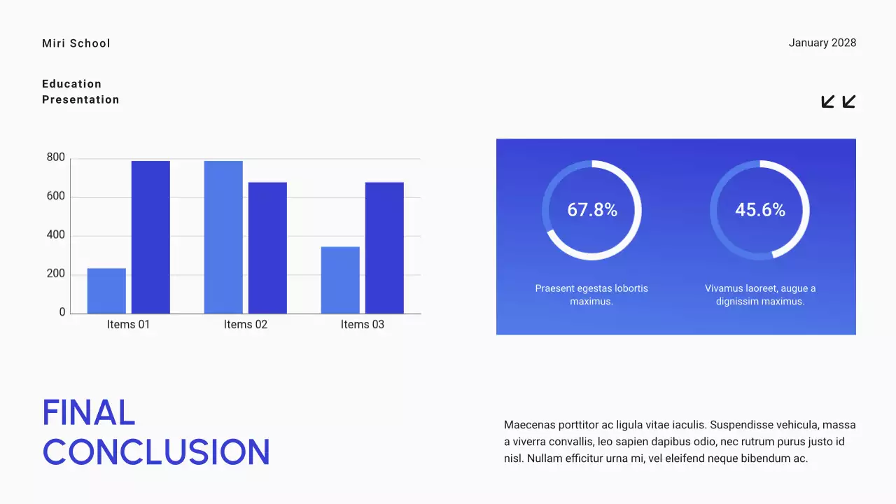 Bài thuyết trình giới thiệu học thuật hiện đại màu xanh