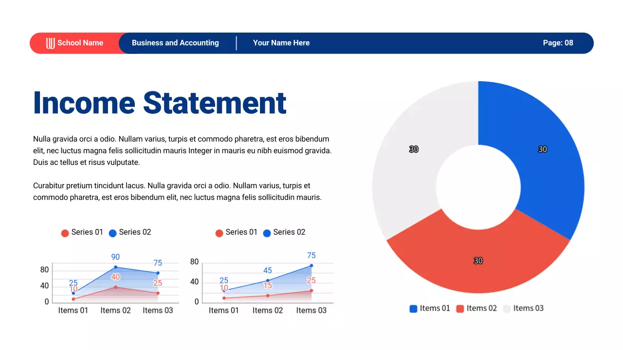 Blue Modern Business Academic Lecture Presentation